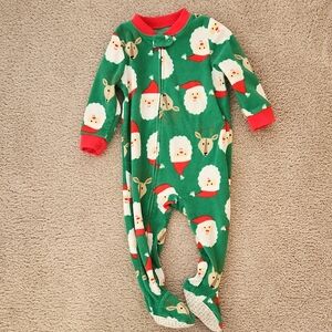 Carter's Fleece Footed Christmas Pajamas